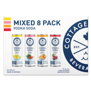 Cottage Springs Vodka Soda Mixed Pack (8 pack)