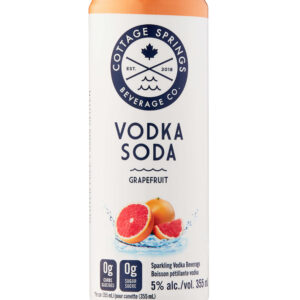 Cottage Springs Grapefruit Vodka Soda (355 ml)