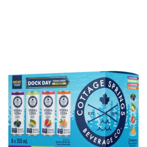 Cottage Springs Vodka Soda Dock Day Mixed (8 pack)