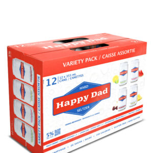 Happy Dad Hard Seltzer Variety Pack (12 pack)