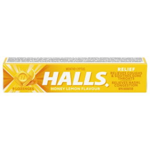 Halls Cough Tablets Honey Lemon