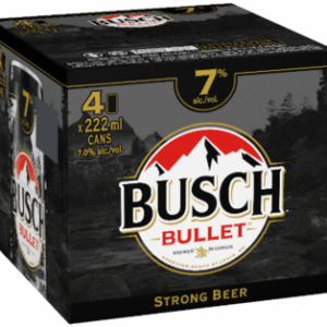 Busch Bullet 222ml (4 Pack)