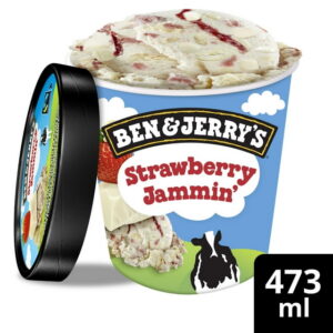 Ben & Jerry's Strawberry Jammin' Ice Cream