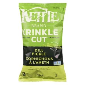 Kettle Brand Krinkle Cut Potato Chips Dill Pickle