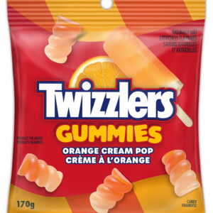 Twizzlers Orange Cream Pop Gummies